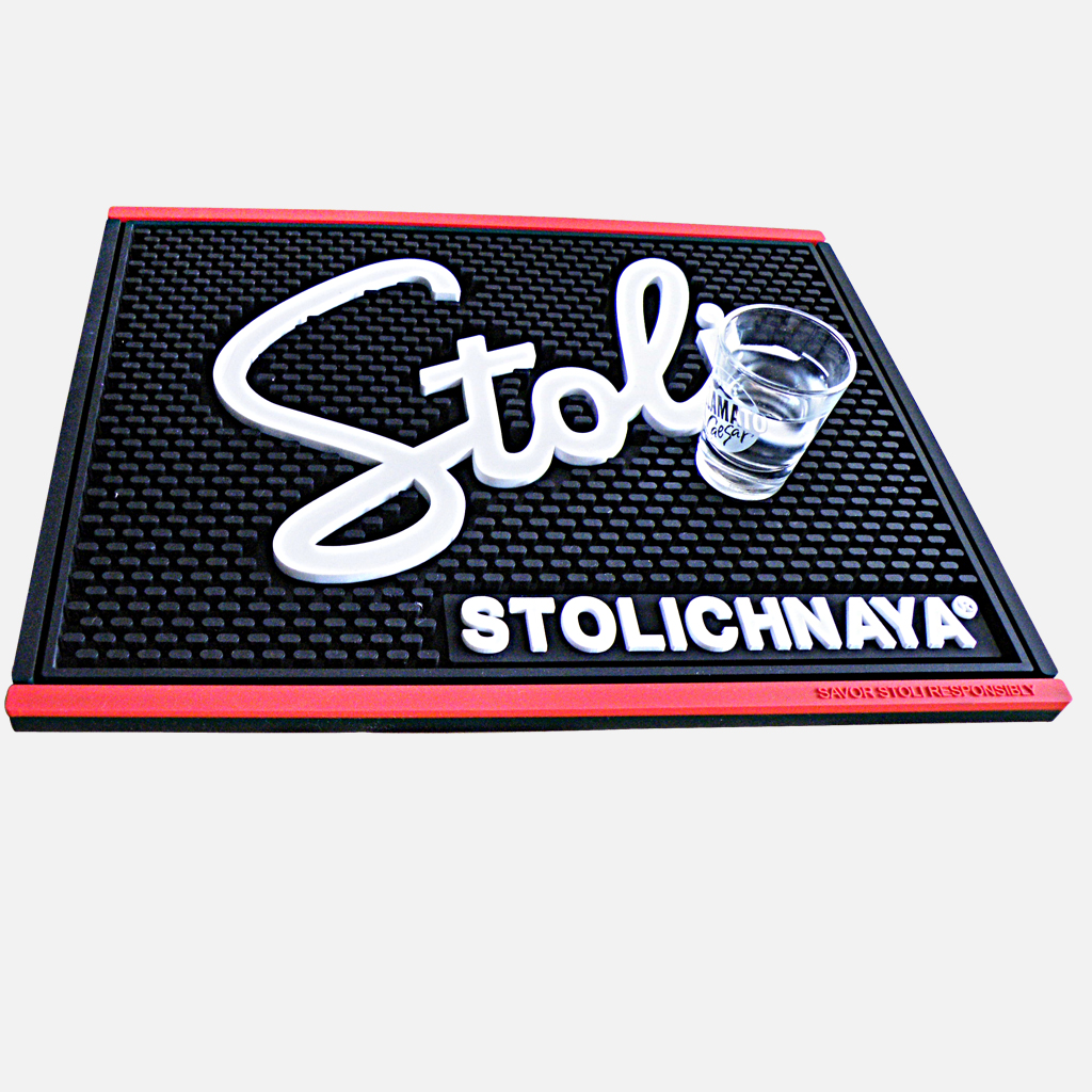 OEM logo soft pvc rubber bar mat bar supplies