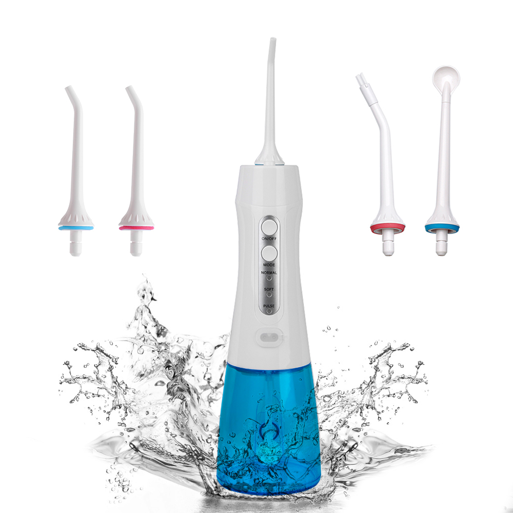 Hot sale product portable intelligent oral irrigator with 4 functional nozzles