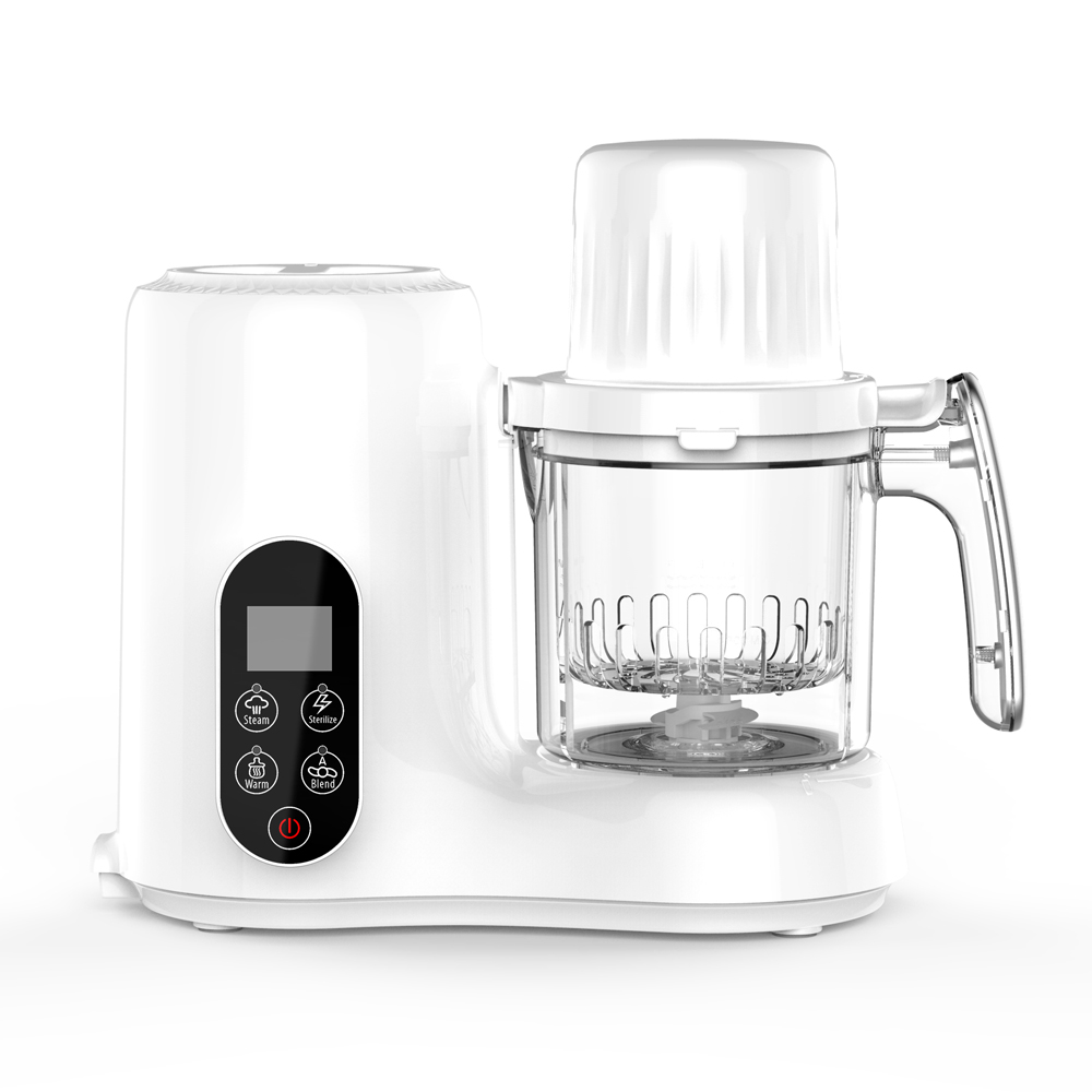 2021 New Style 7 in 1 automatic Baby Food maker and steamer baby bottle warmer baby cook with digital touch screen