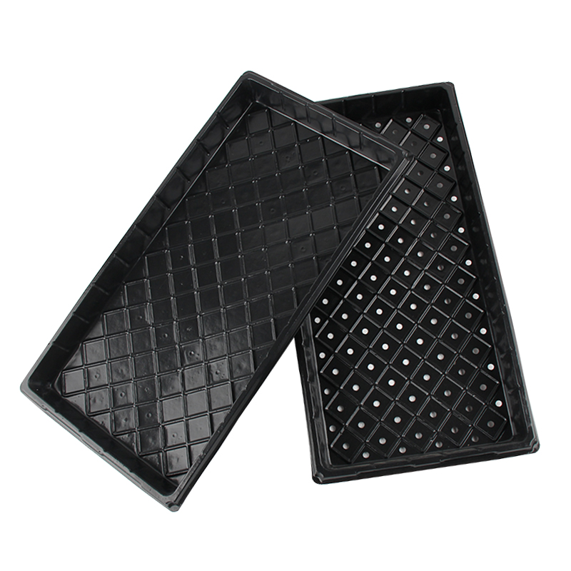 China supplier Biodegradable Plastic plastic seedling nursery plant trays starter Germination rice Seed Tray