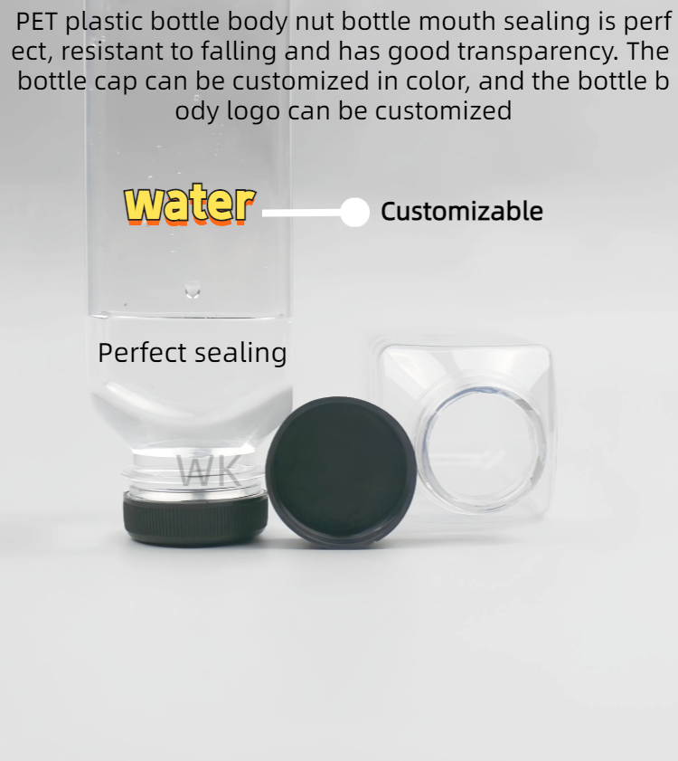 11 Oz 330ml PET Plastic Juice Bottle Transparent Disposable Empty Milk Plastic Bottles For Juice With Customized Printed Label
