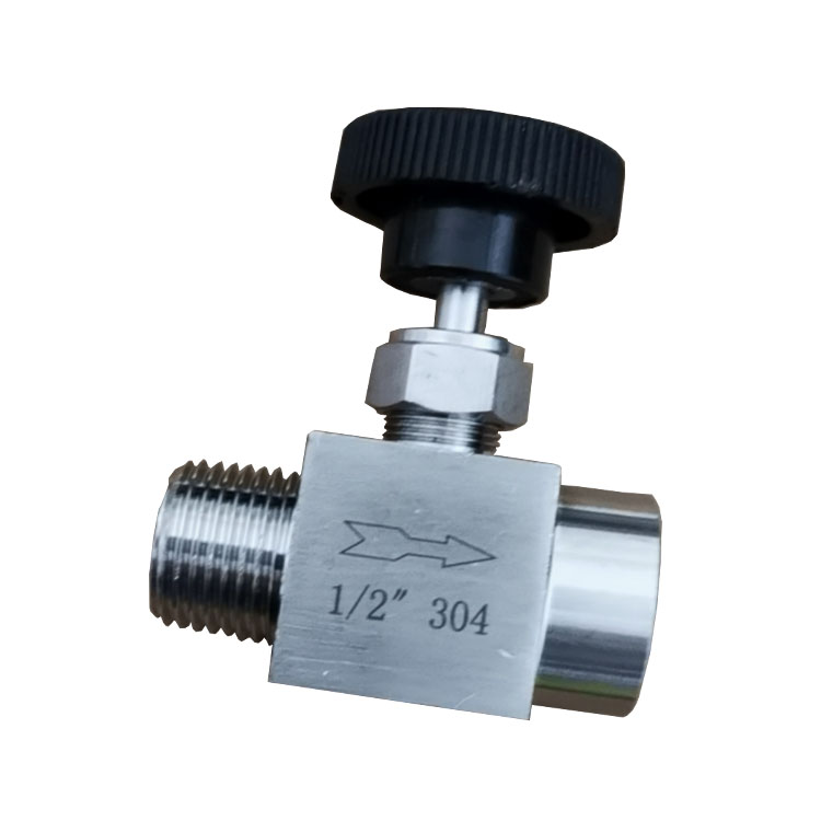 Adjustable needle valve 1/2" inch male to female thread stainless steel 304 Flow Control shut off crane needle valve