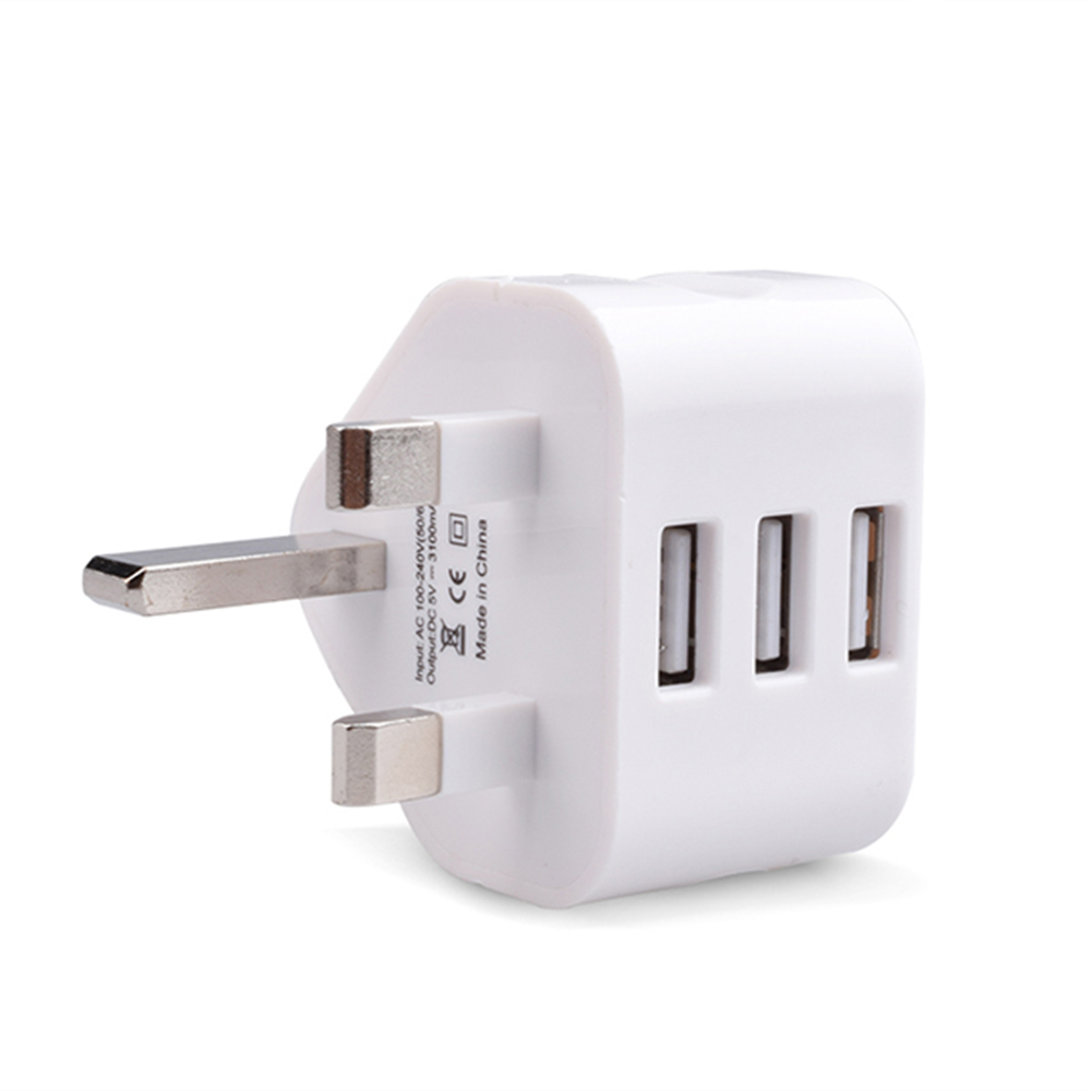 3 USB телефон зарядное устройство стены Великобритании штекер 5V3. 1A быстрый мобильный настенный зарядное устройство адаптер Путешествия USB мобильное зарядное устройство для Samsung
