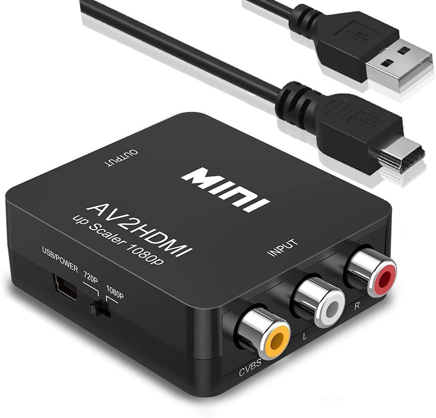 Распродажа, композитный адаптер с поддержкой VCR камеры DVD 1080P USB Hdmi аудио конвертер в ARC