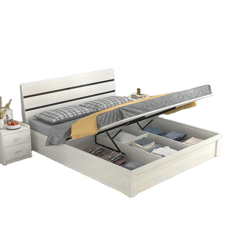 High Box Storage Bed Sets Bed, Modern Queen Size King Size Bed