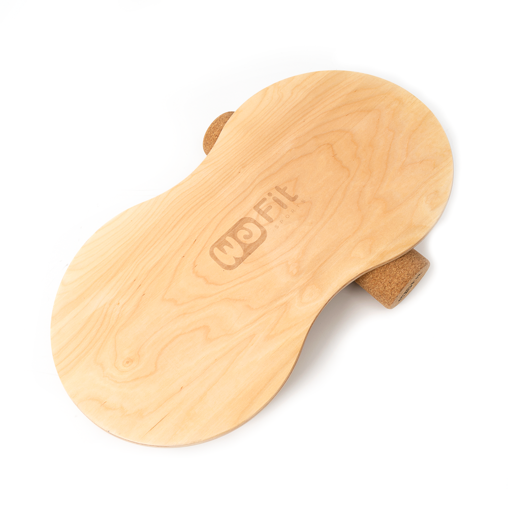 Custom High Quality Wooden Fitness Balance Board Sliding Plate