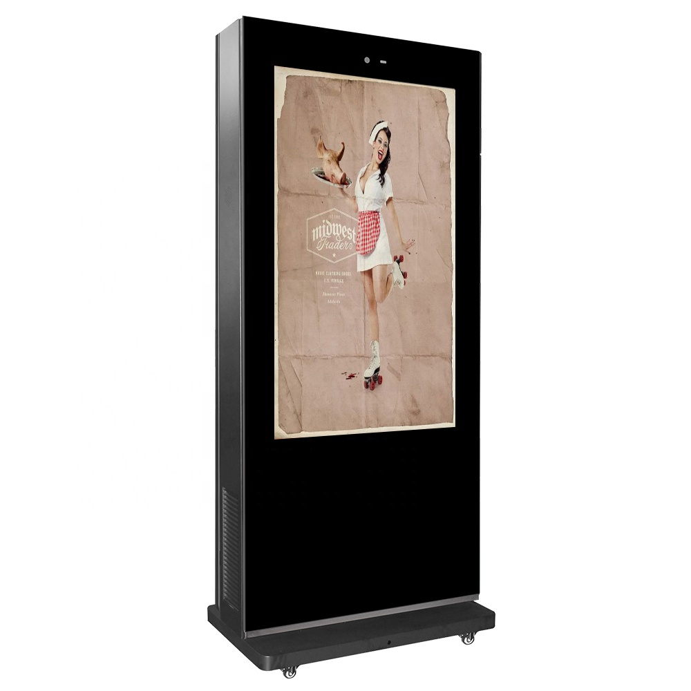 65 дюймов настенное крепление открытый digital signage Водонепроницаемость Пыленепроницаемость контроль Highbrightness видны под прямыми солнечными лучами