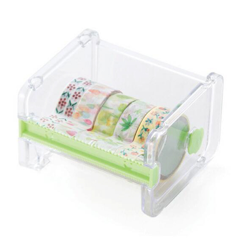 Mini easy manual washi tape dispenser for stuff sealing decorating