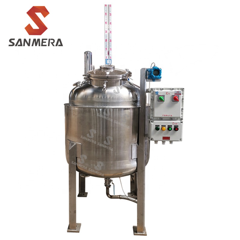 Vacuum Distillation Formalin Ammonia Reactor Farmaceutico for Pharmaceutical Laboratory Crystallization