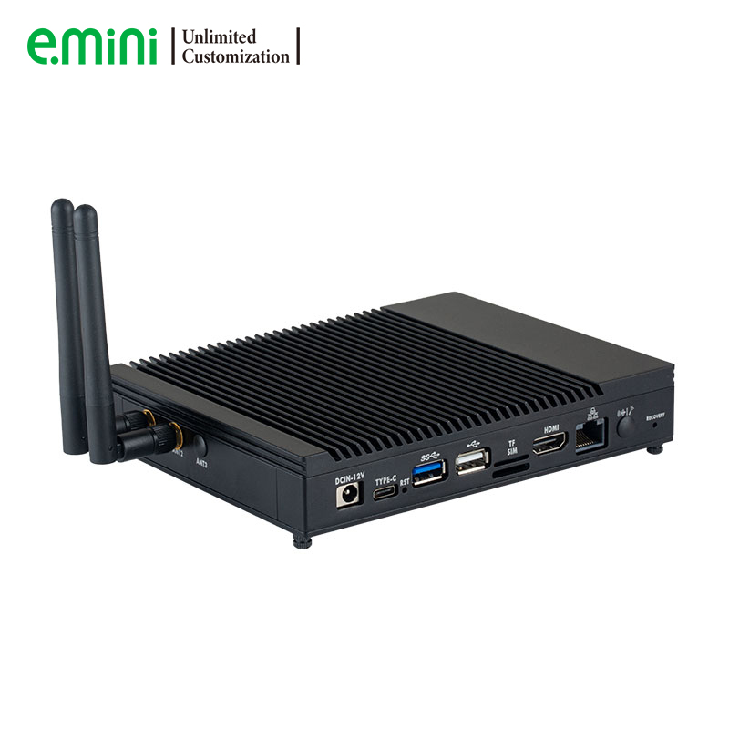 E.MINI 4K display custom firmware android smart tv box 4gb ram for media control center