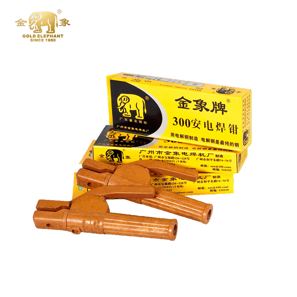 Держатель электрода GOLDEN ELEPHANT MMA, 300 А, может использоваться с нашим сварочным аппаратом
