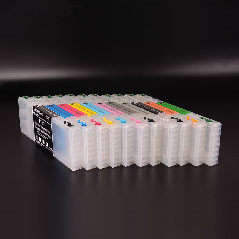 Ocbestjet T6531-T6531 T653A T653B перезаправляемый картридж с чипом 300 мл для Epson Stylus PRO 4900 P5000 принтер