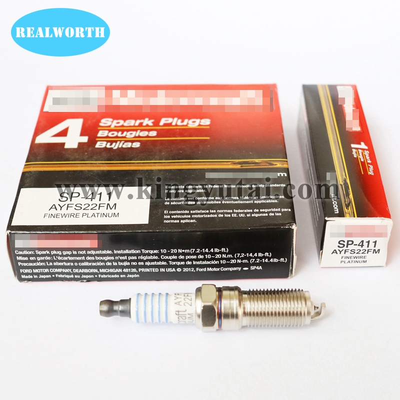 Sp411 покрытая платиной Свеча зажигания штекер AYFS22FM bujias SP-411