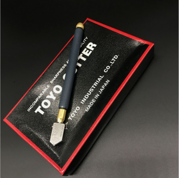 TOYO TC 17 Long Service Diamond Glass Cutter With Metal Handle