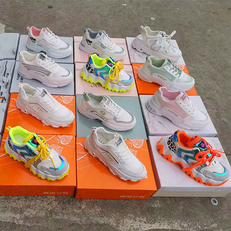 WZY backlog liquidation shoes ladies mixed stock shoes ladies casual sports shoes