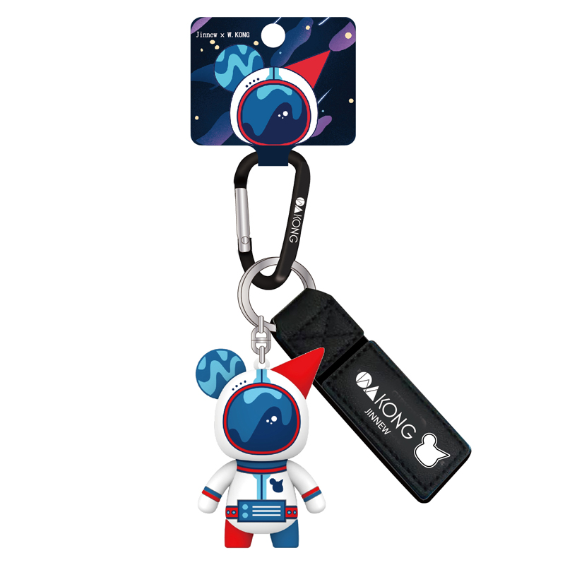Jinnew wukong designer polyvinyl chloride cute charms fashion monkey king anime key chain