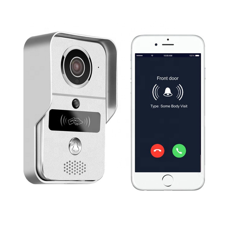 Новый дизайн, лидер продаж, 720P Wi-Fi смартфоны, IP-Интерком, 2,4 ГГц, беспроводной видеодомофон, Wi-Fi, наружная камера