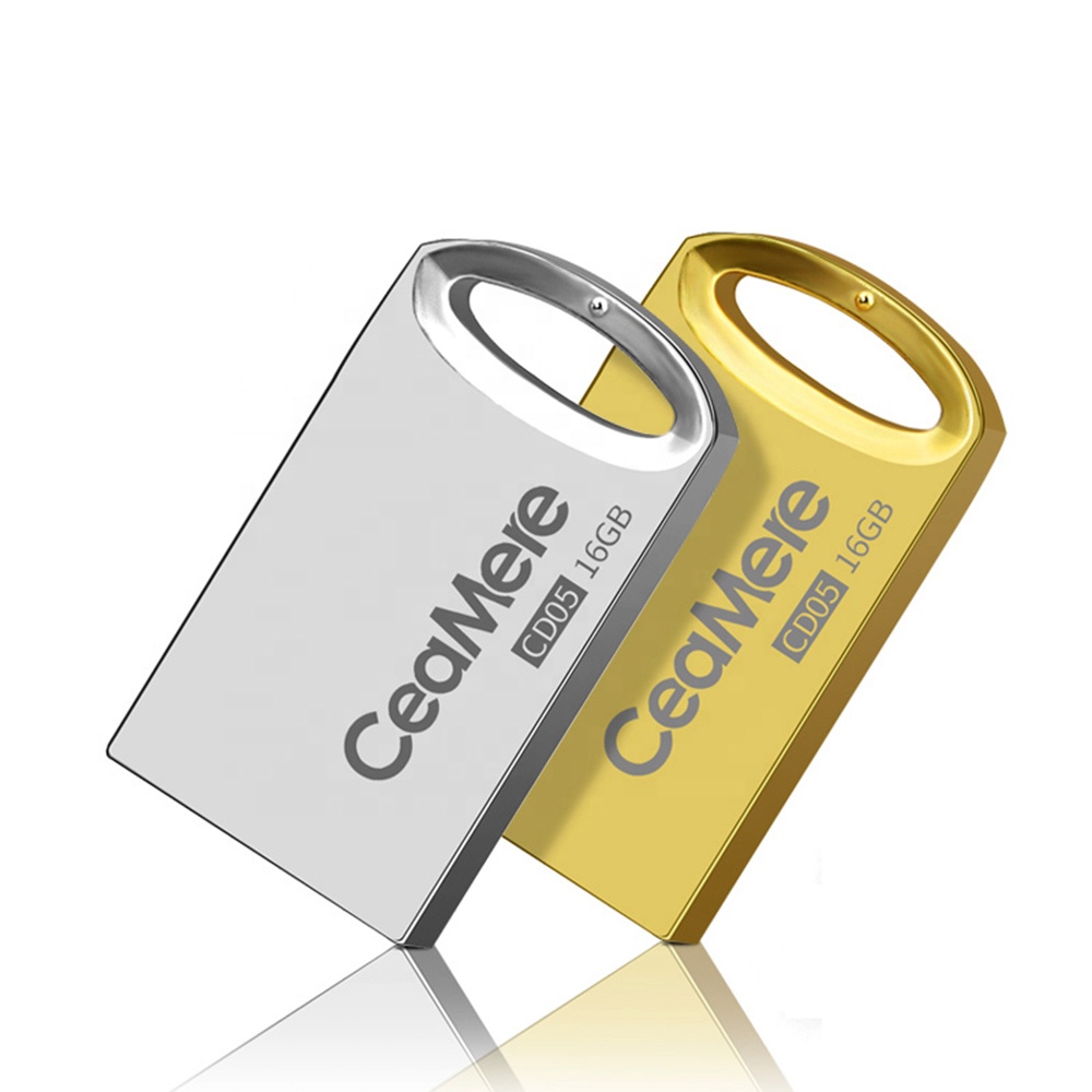 Ceamere CD05 кольцо USB 2,0 флэш-памяти флэш-накопитель 64GB U Stick 32 Гб оперативной памяти, 16 Гб встроенной памяти, 2 ГБ/4 ГБ/8 Гб металлический флеш-накопитель Mini-USB