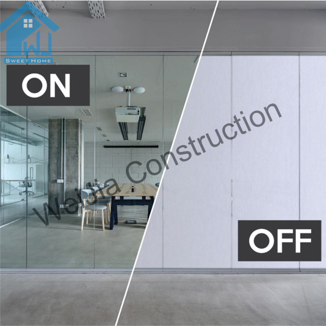 new style smart film pdlc switchable glass switchable glass for partition wall