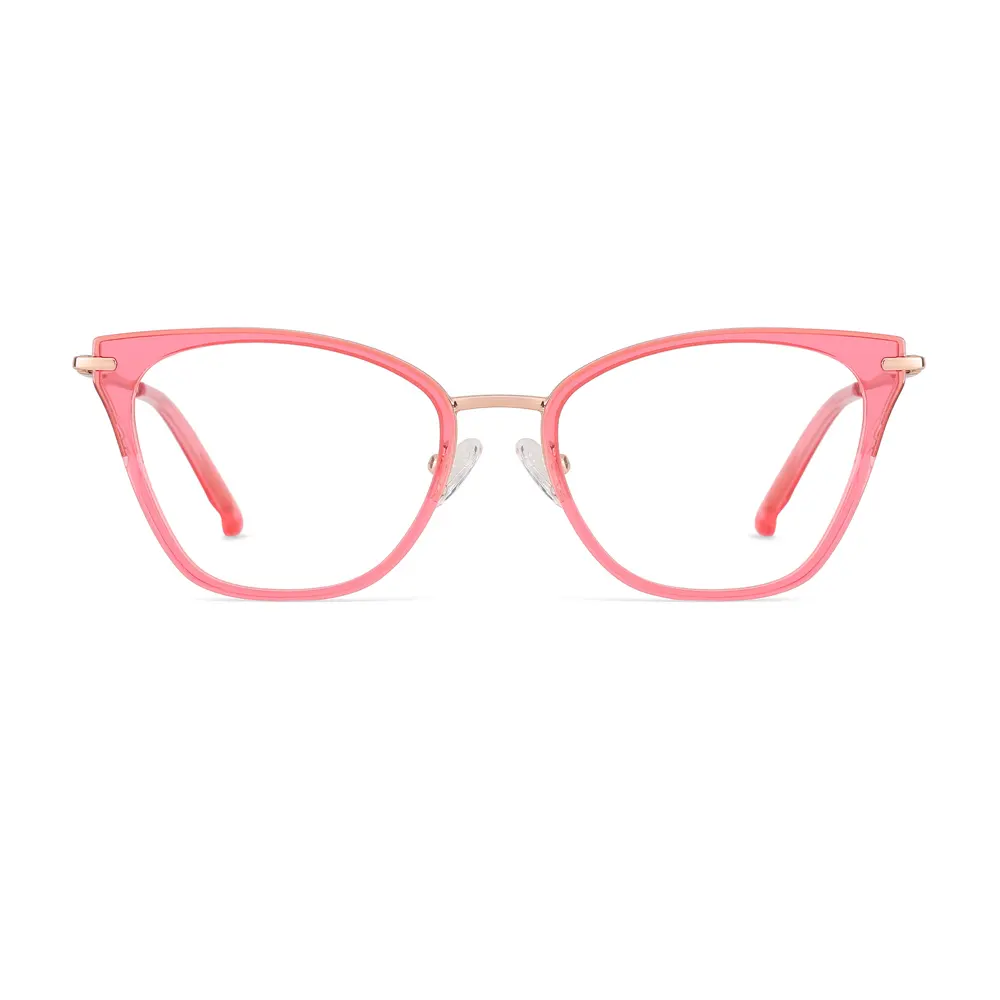 Fashion Promotional Design Cheap Mixed Randomly Acetate Metal Optical Frame Eye Glasses Eyeglasses