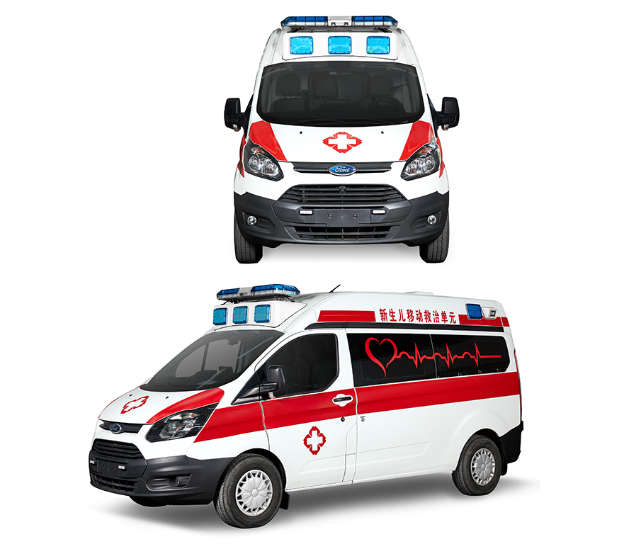 ICU Ambulance Car Transit V362 (Gasoline , AT, Euro6) Monitoring Medical Service Emergency Ambulance Vehicle for Sale