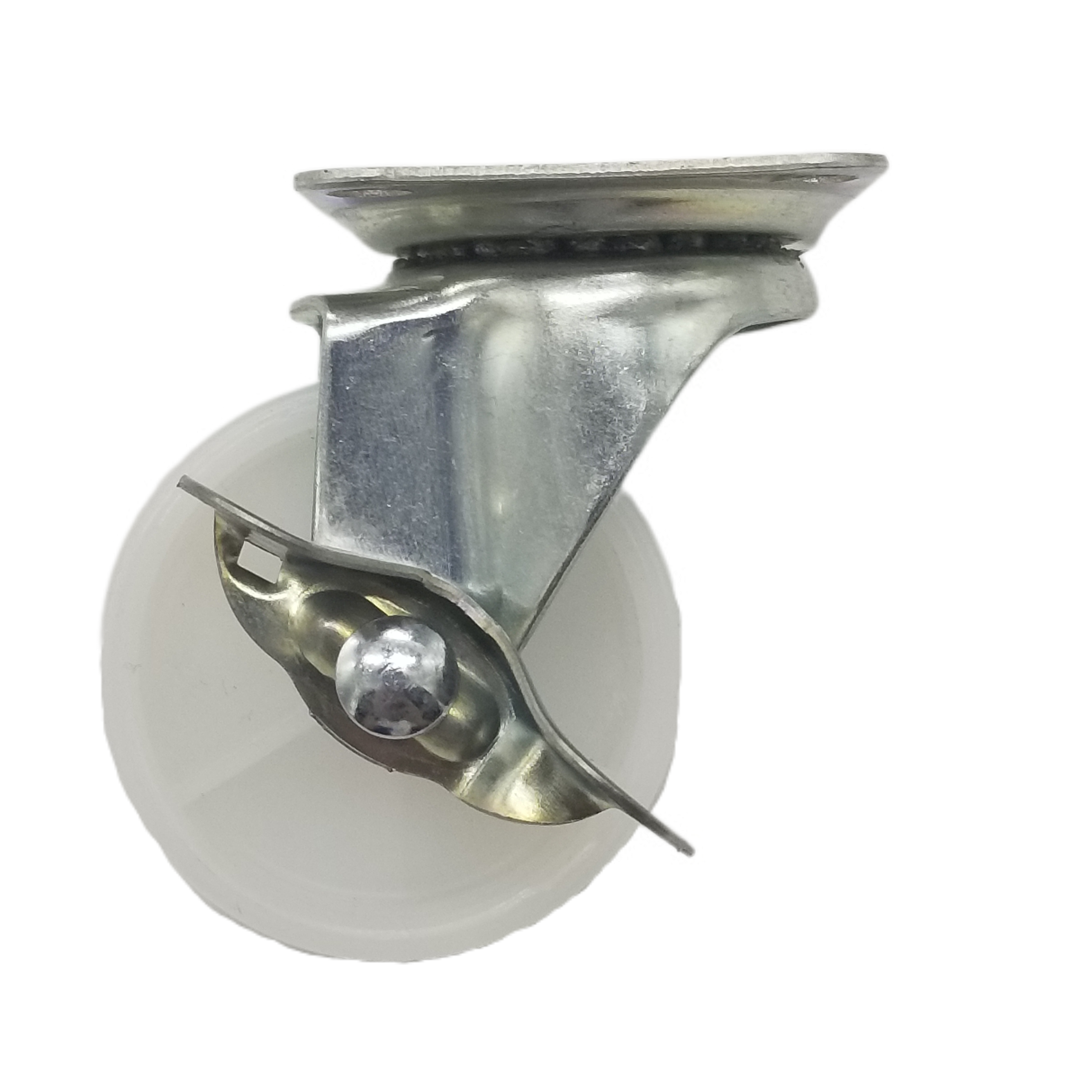 Low MOQ Modern Style Safe Brake No Noise PP Light Duty Swivel PP White Industrial Caster Wheel