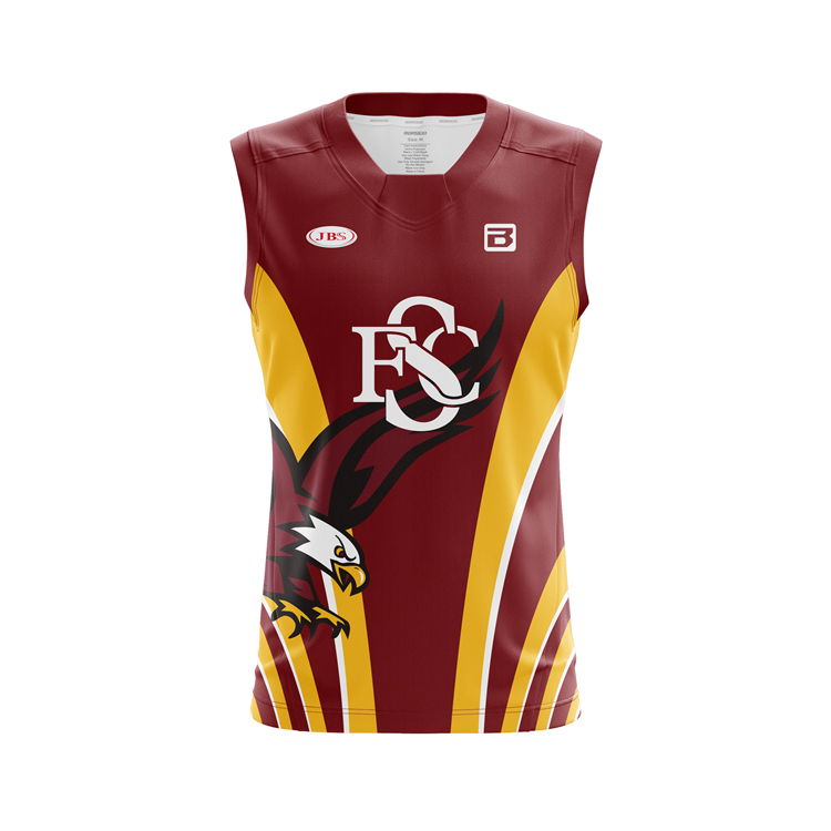 Фабричный изготовленный на заказ высококачественный джемпер AFL aussie rules guernsey и singlet