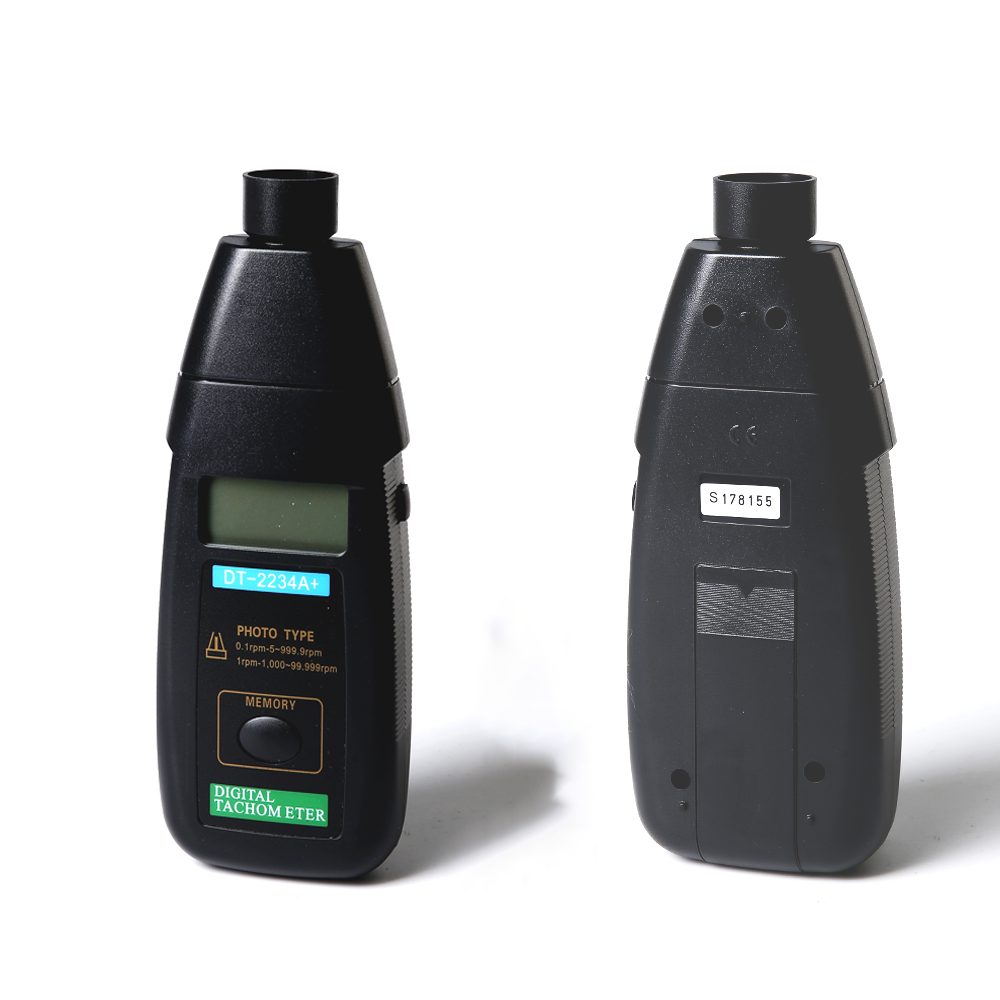 К jnda Прямая продажа с фабрики DT-2234B + ручной душ и двигателя (об/мин) тестер цифровой тахометр индукции фотоэлектрический датчик спидометра Тахометр