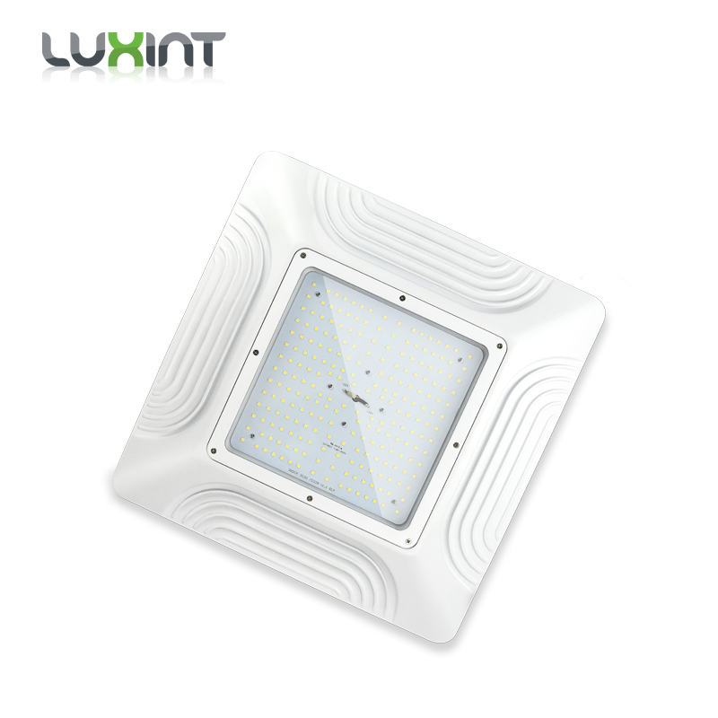 LUXINT 70w 120w Светодиодные светильники Canopy заводская цена наружного освещения с сертификатом от производителя светодиодных огней