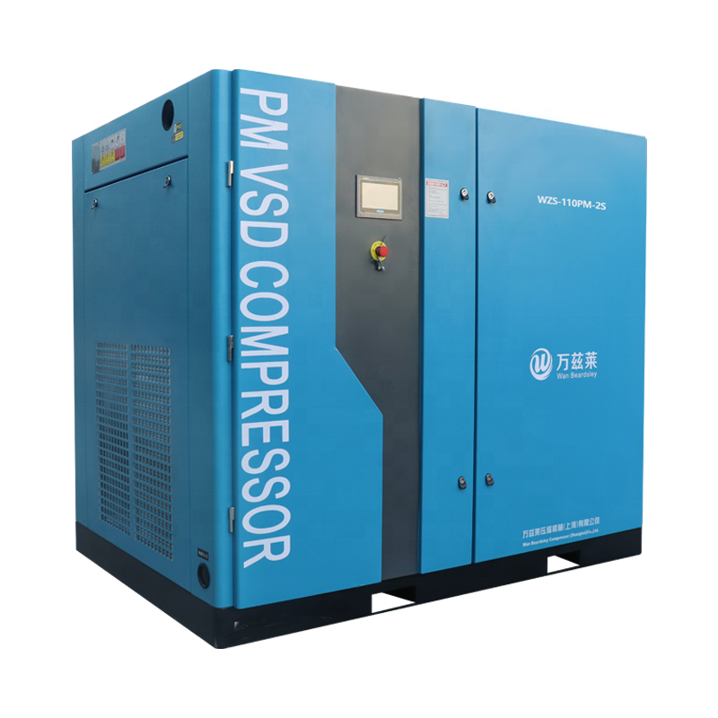 Производитель поставки 110KW/150HP двухступенчатый компрессионный винтовой воздушный компрессор в Шанхае