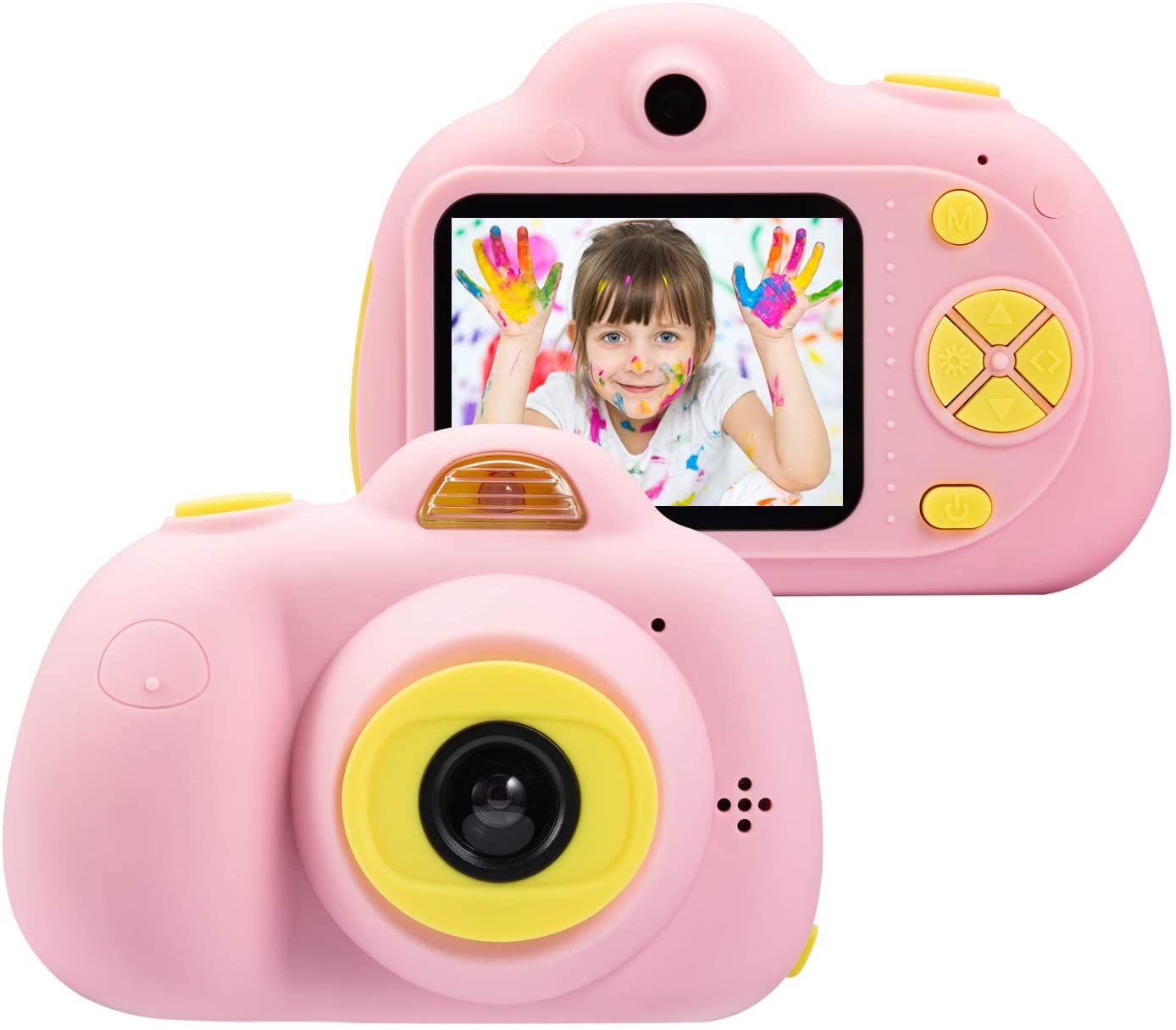 Amazon cute portable electronic Children toy camera 1080P 2.0 inch screen popular mini Digital Kids Camera
