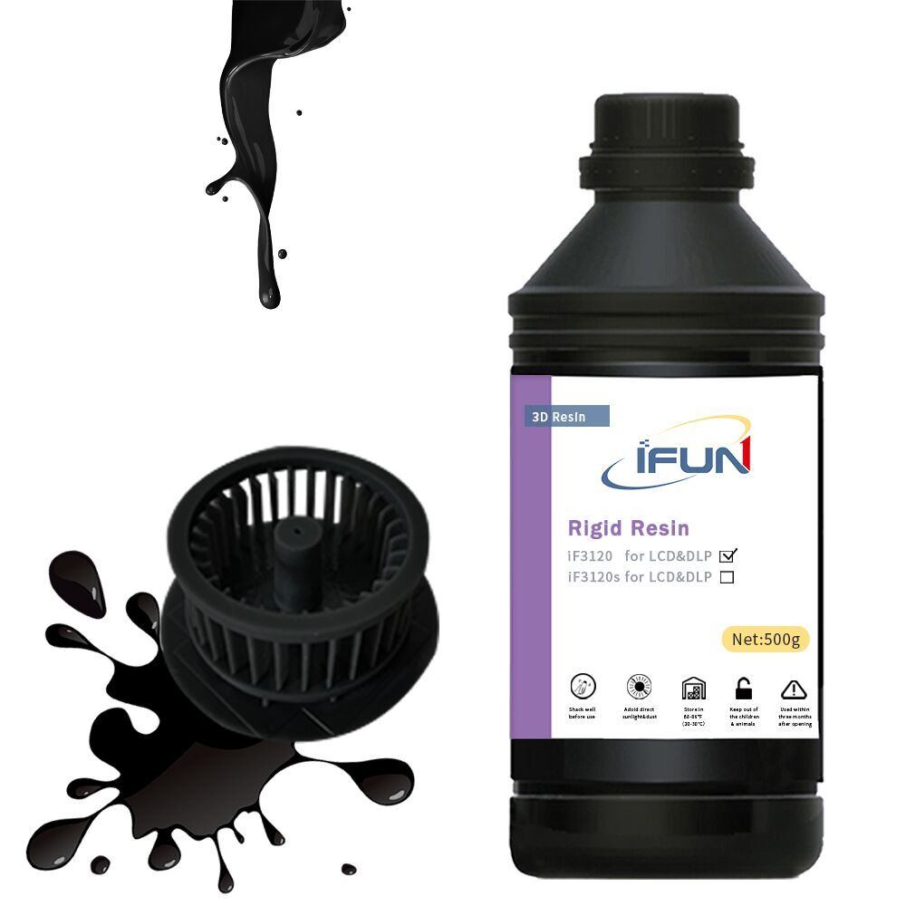 20I9 IFun 3120 черный цвет низкая усадка и вязкость 3D печать смолы для ЖК дисплей применение к образованию преподавания инструменты