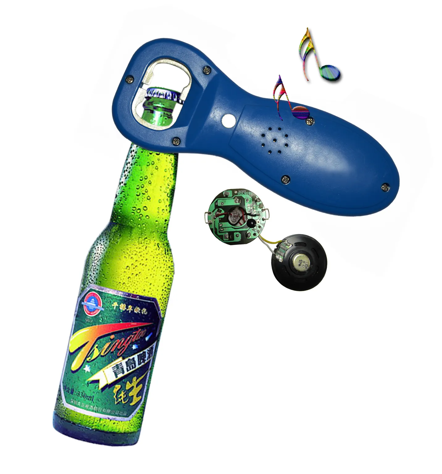 Factory Custom Electric Wine Beer Music Bottle Opener Promotional Gifts Magnetic Bottle Op