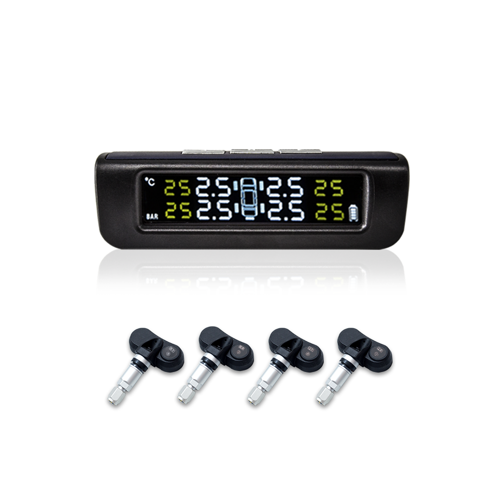 Беспроводная цифровая система контроля давления в шинах TPMS с точным внутренним и внешним датчиком