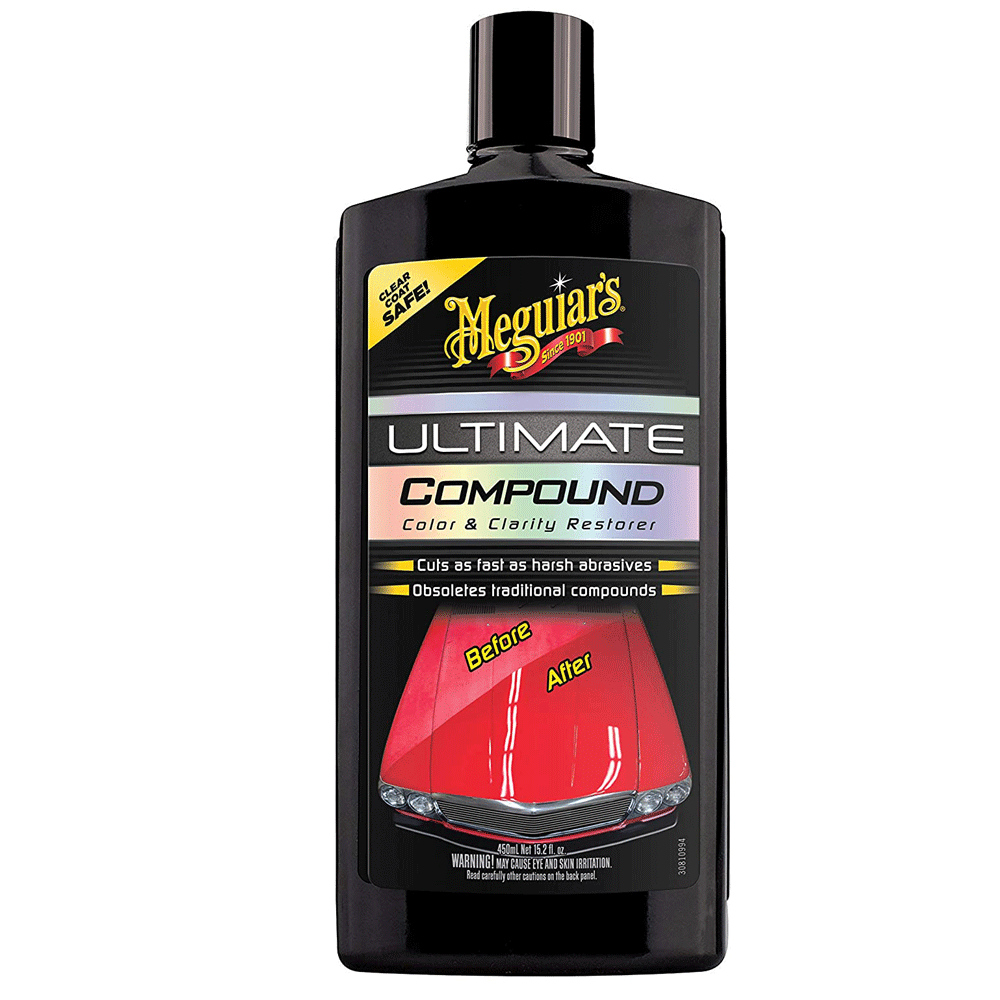 Meguiar's G17220 Ultimate Compound, машина для удаления царапин и завитков, удаления дефектов краски 20 унций.