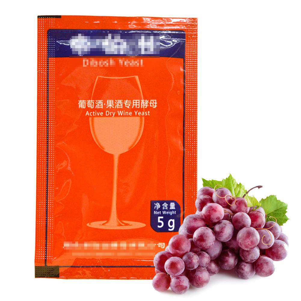 Винные дрожжи домашнего пивоварения Saccharomyces Cerevisiae винные дрожжи 5g 25 кг винограда алкоголя Сухие Активные Дрожжи ликер чайник