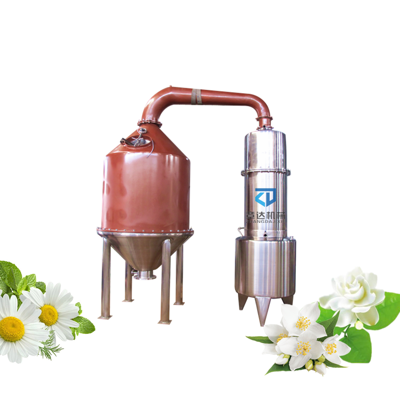 Дистиллятор эфирного масла hydrolat, Индия, жасмин, Италия, жасмин, машина для очистки меди красного цвета