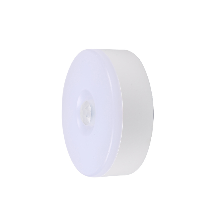 Contemporary corridor led wall spot light cheap wall night light round small led wall sconce lamp with motion sen'sor