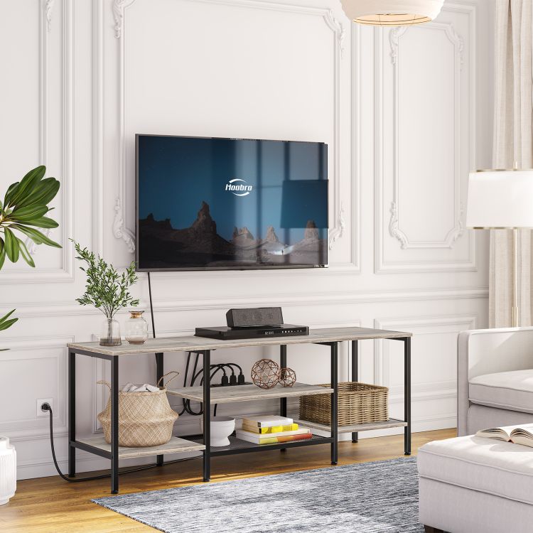 Wholesale Industrial Style TV Console Table Media Entertainment Center TV Television Stands Designs for 50/55/60/65 Inch TV