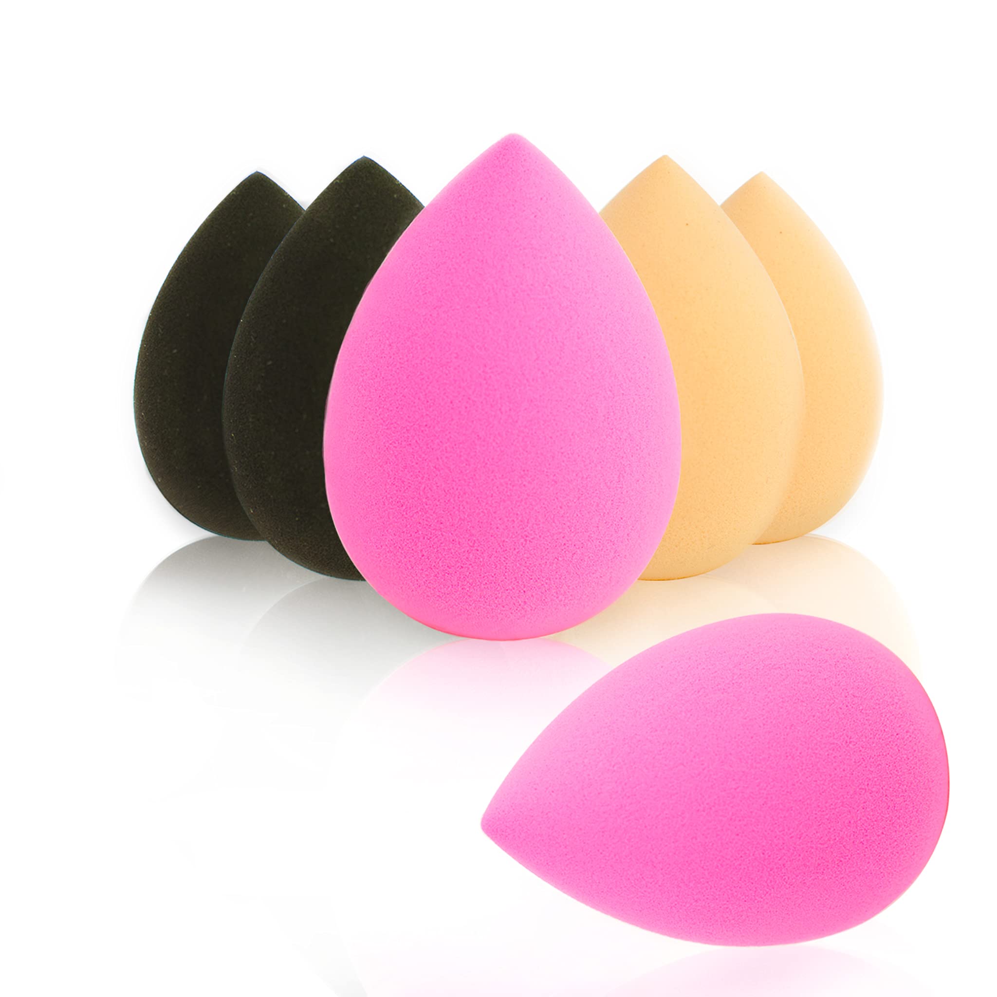 Custom Logo Latex Free Soft Vegan Make Up Beauty Sponge Foundation Blending Microfiber Makeup Sponge