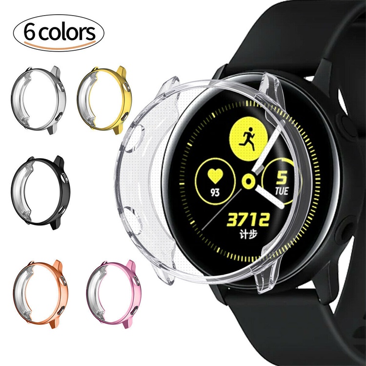Мягкий силиконовый ударопрочный защитный чехол из ТПУ для часов samsung galaxy watch active 2 40 мм 44 мм