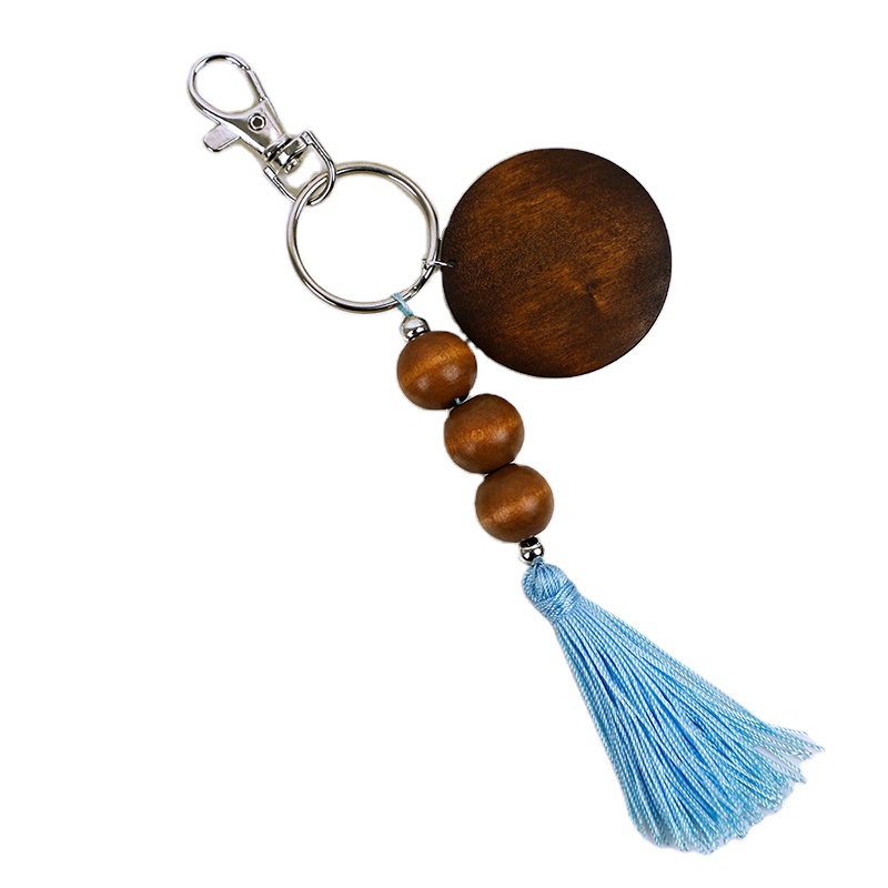 Wooden Key Chain National Style Wholesale Customizable Wooden Key Chain National Style
