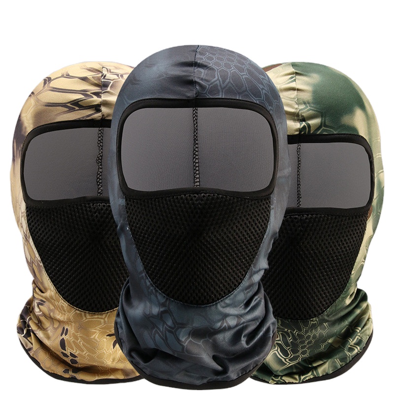 UV Sun Protection Quick Dry Breathable Tactical Military Camouflage Full Face Mask Balaclava Ski Mask For Men Women