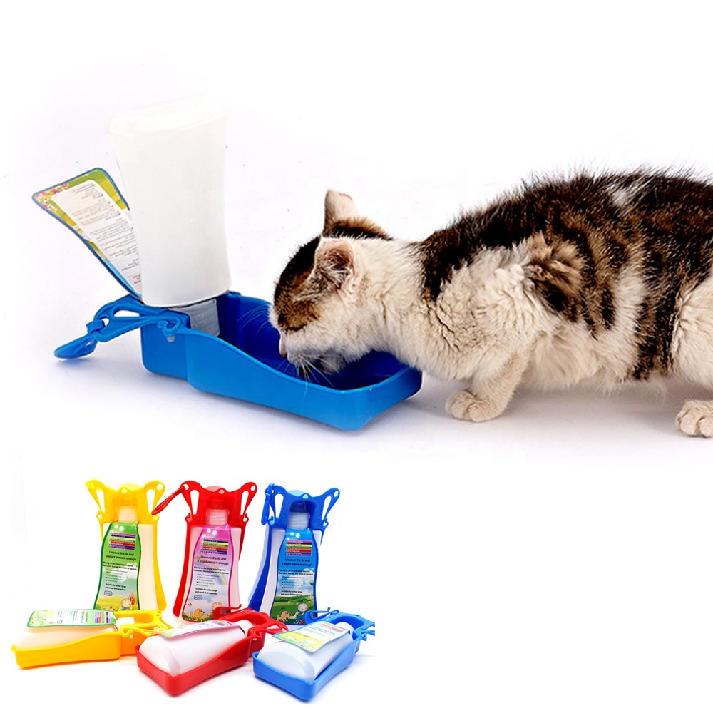 Открытый поилка для питомцев портативный Pet Travel бутылка для воды