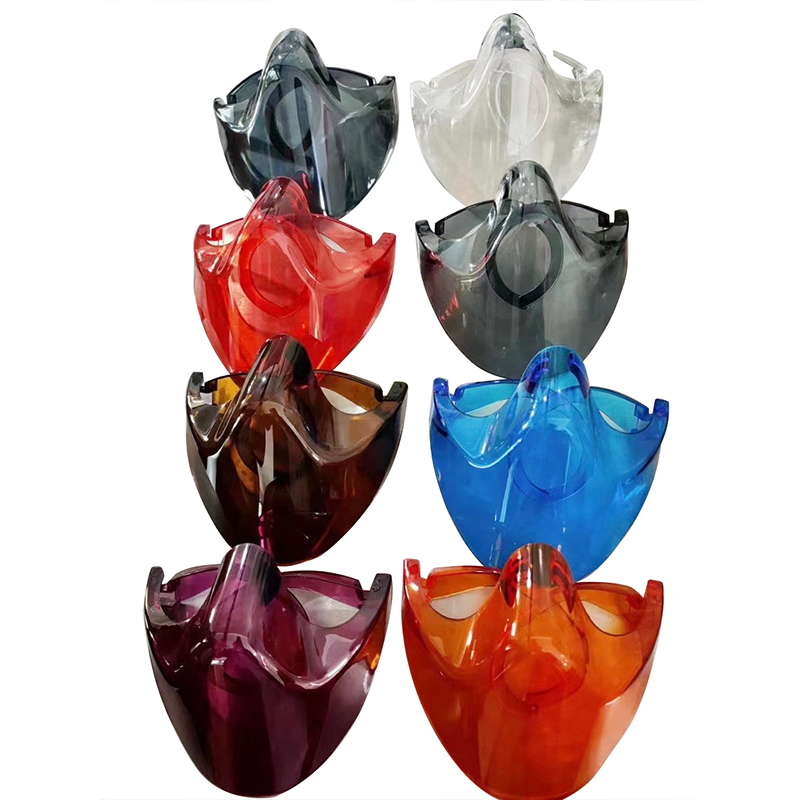 transparent face shield glasses