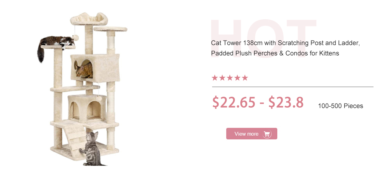 Stable Large Cat Tree for Several Cats Tower Cat Activity Center with Sisal  Scratching Posts