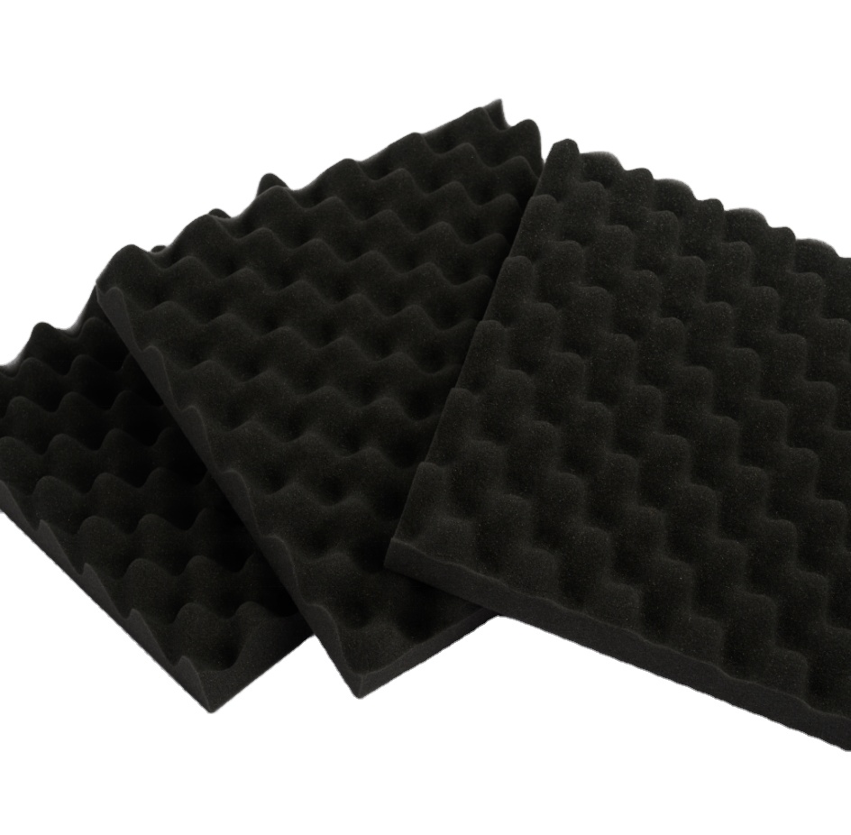 Deep Wave embossed Foam Soft Egg Soundproof Acoustic Foam Sheet