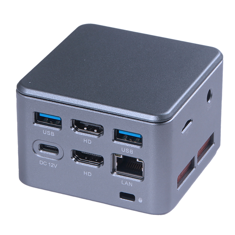 Портативный 2023 Настольный Magic Mini Pc C-BOX-M2 с 1 * Lan ,2 * HD-MI,4 * USB-портами процессором 11-го поколения Jasper Lake N5105/N6005