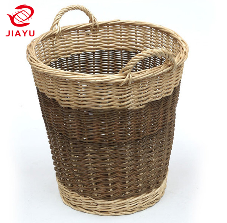 10% OFF Natural wicker log basket made in China