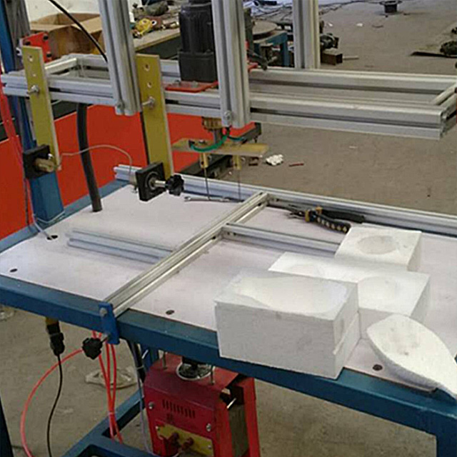 Mold-free cutting wire foam CNC machine vertical digging round foam cutting for any shapes